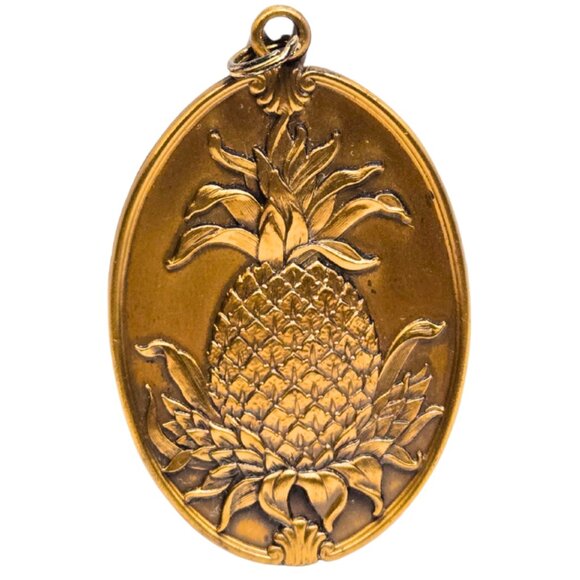 Vintage Pineapple Ornament Medallion Mount Vernon Virginia - Picture 1 of 2